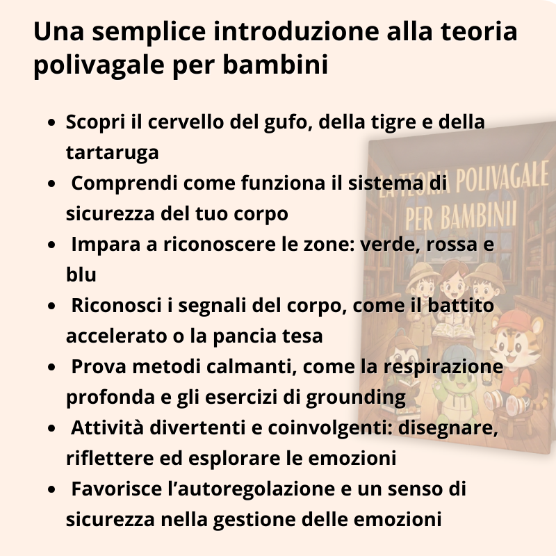 La Teoria Polivagale per Bambini – Quaderno di Esercizi per la Regolazione del Sistema Nervoso | Strumento per la Regolazione Emotiva