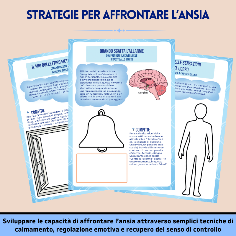 Quaderno di Terapia per Adolescenti - 9+ Strumenti Approvati Dai Terapeuti Per Sviluppare Sicurezza In Sé, Chiarezza Mentale E Forza Emotiva, Sostenendo La Crescita Del Tuo Adolescente