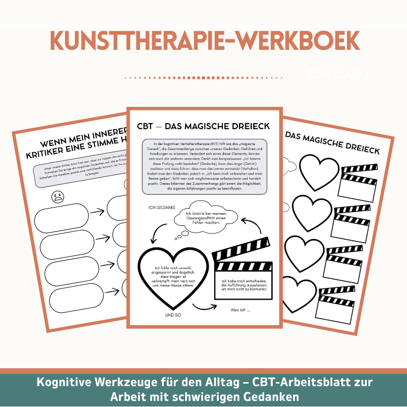 Kunsttherapie-Werkboek voor Kinderen & Tieners – 110+ Printbare Activiteiten voor Mentale Gezondheid (CGT, Mindfulness & SEL)