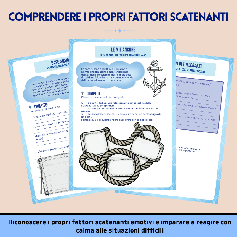 Quaderno di Terapia per Adolescenti - 9+ Strumenti Approvati Dai Terapeuti Per Sviluppare Sicurezza In Sé, Chiarezza Mentale E Forza Emotiva, Sostenendo La Crescita Del Tuo Adolescente