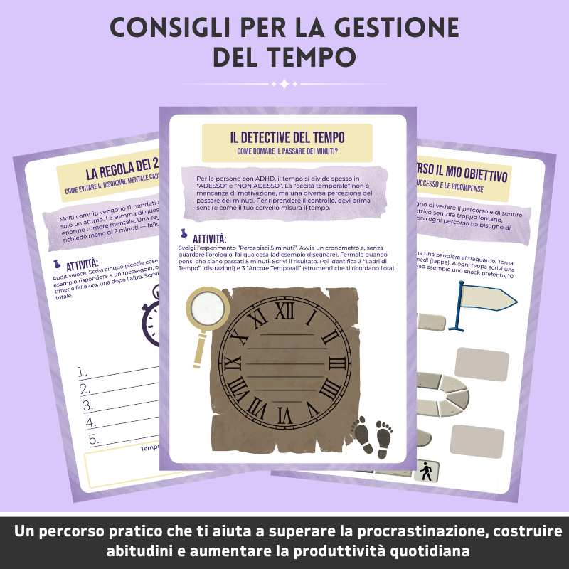 ADHD – Strumenti per le funzioni esecutive per la concentrazione quotidiana