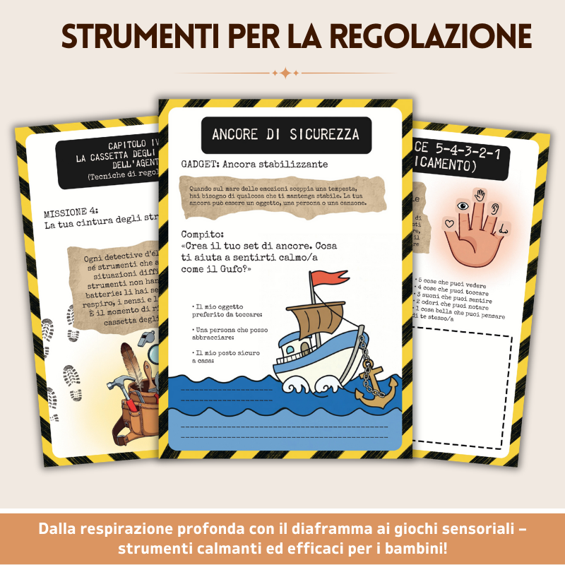 La Teoria Polivagale per Bambini – Quaderno di Esercizi per la Regolazione del Sistema Nervoso | Strumento per la Regolazione Emotiva
