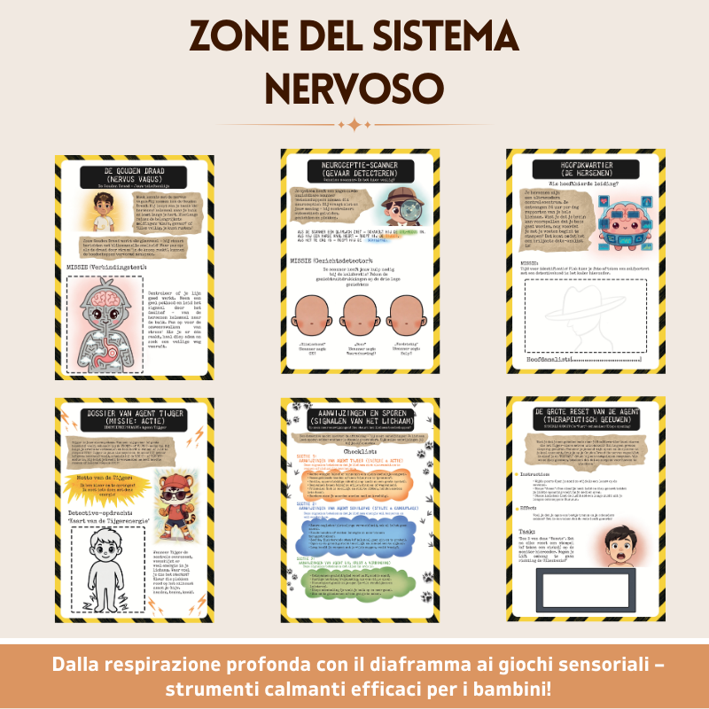 La Teoria Polivagale per Bambini – Quaderno di Esercizi per la Regolazione del Sistema Nervoso | Strumento per la Regolazione Emotiva