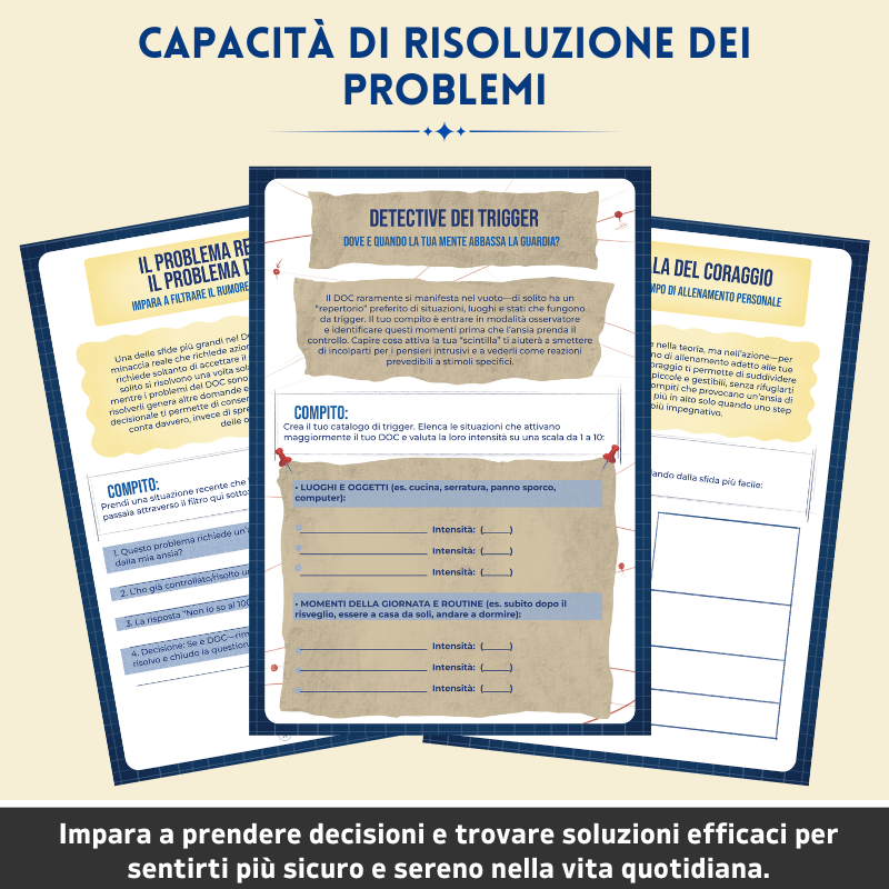 Disturbo Ossessivo-Compulsivo (DOC) – Workbook Terapeutico – Strumenti Terapeutici e Strategie di Gestione