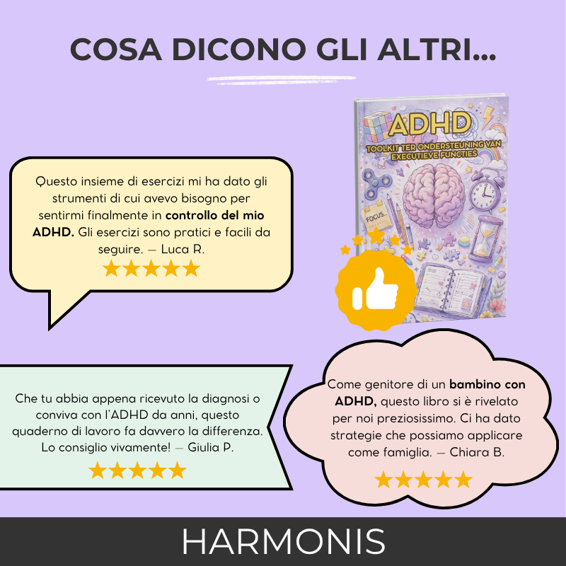 ADHD – Strumenti per le funzioni esecutive per la concentrazione quotidiana