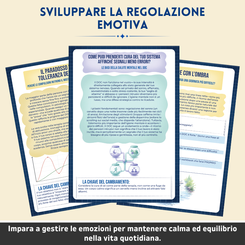 Disturbo Ossessivo-Compulsivo (DOC) – Workbook Terapeutico – Strumenti Terapeutici e Strategie di Gestione